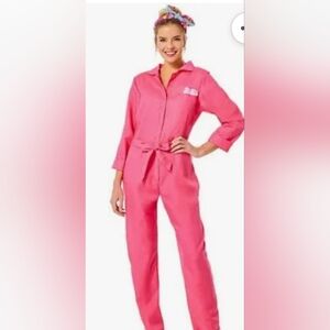 Mattel BARBIE Vibrant Pink Women's Jumpsuit